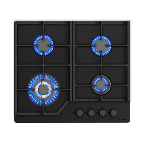 Газовая варочная панель GH-604 matt black