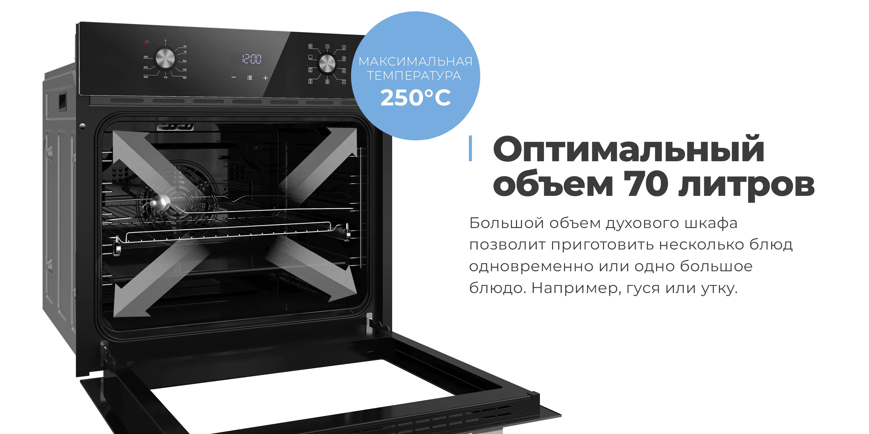 Оптимальный объем 70 литров