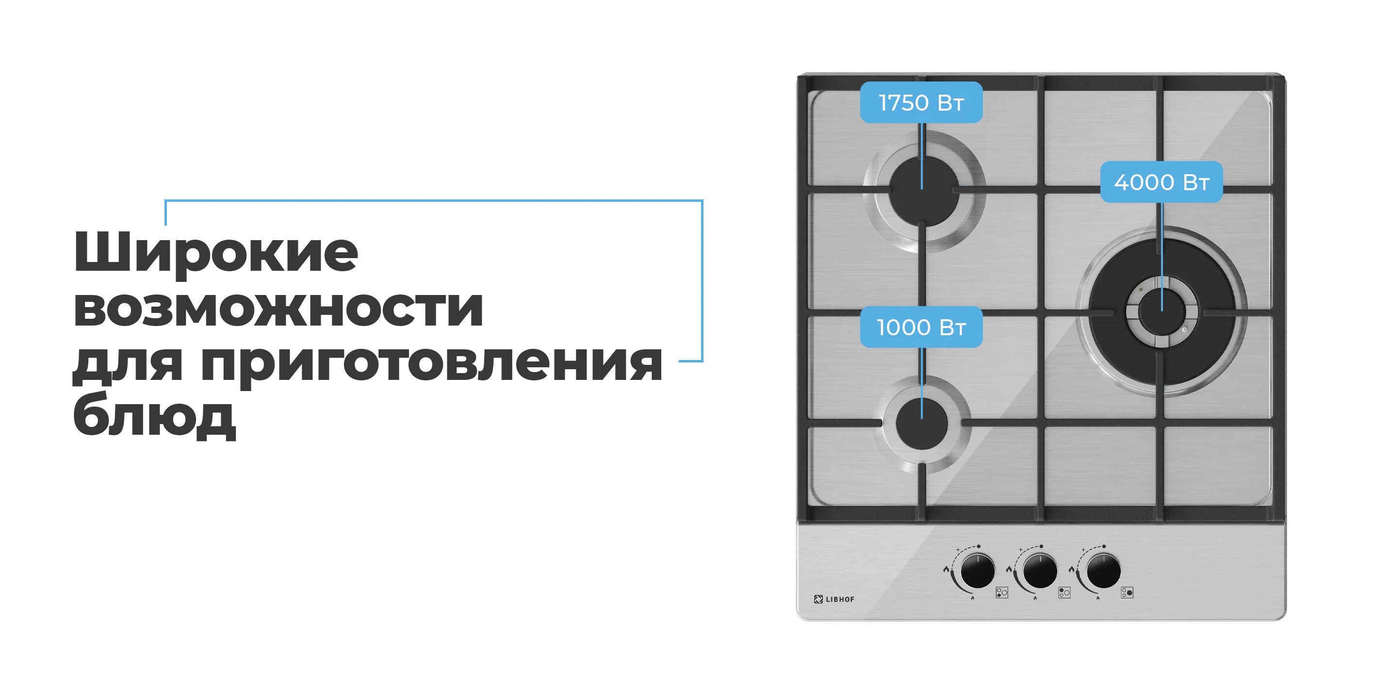 Широкие возможности для приготовления блюд