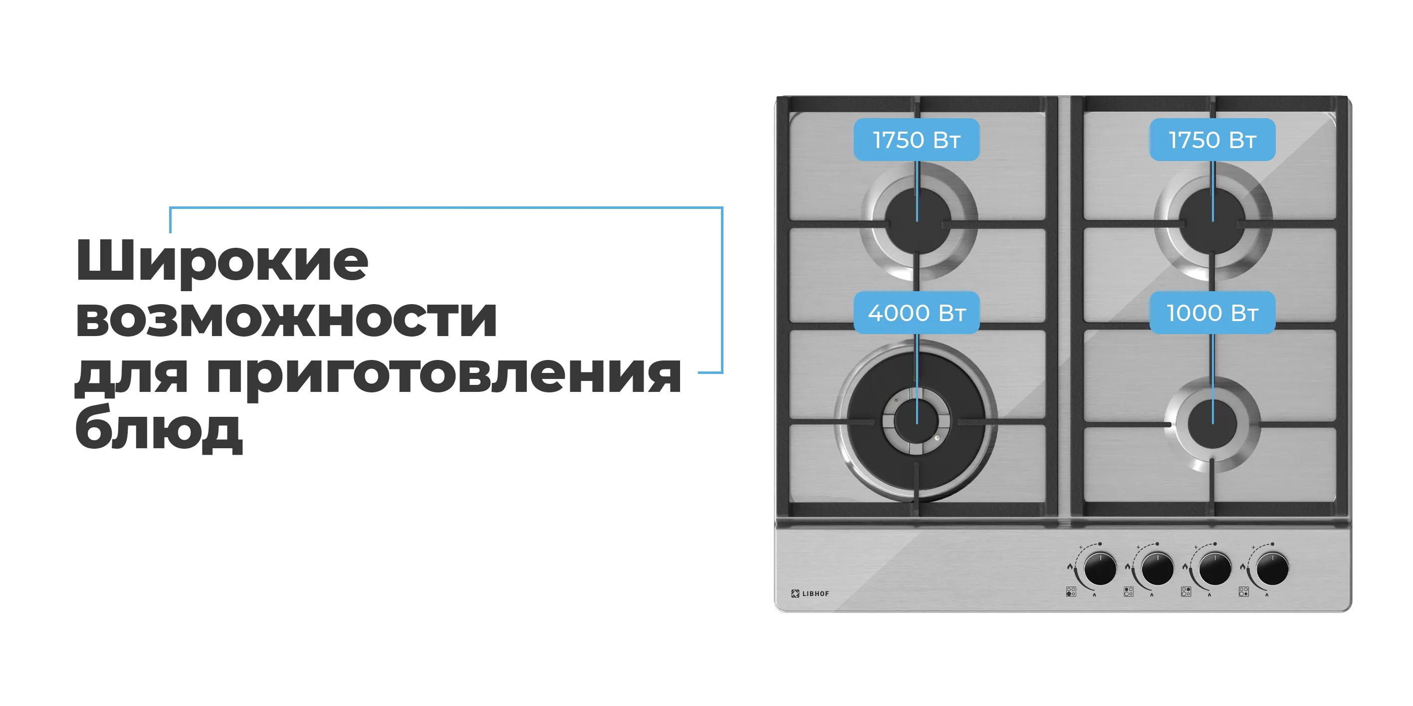 Широкие возможности для приготовления блюд
