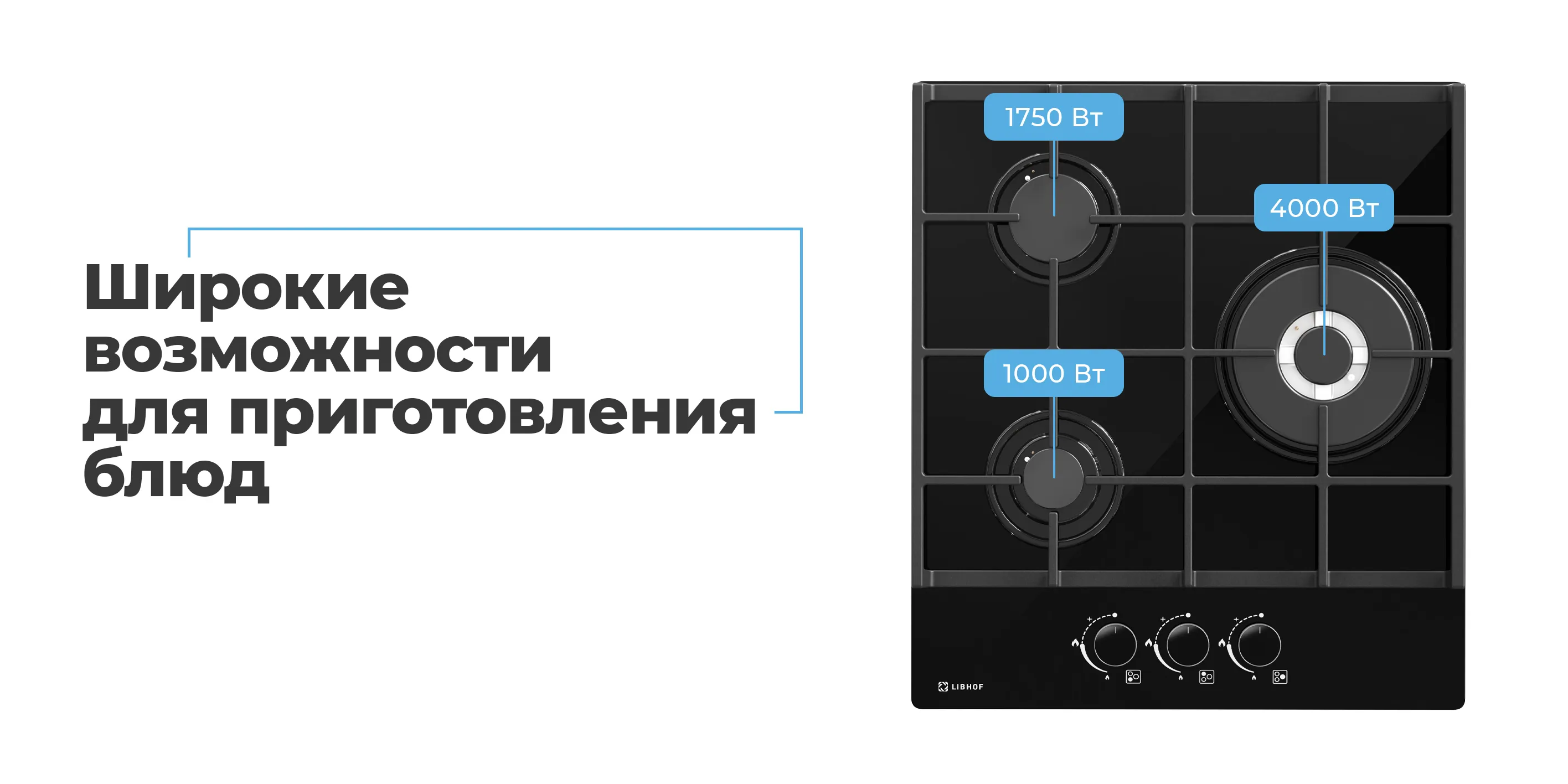 Широкие возможности для приготовления блюд