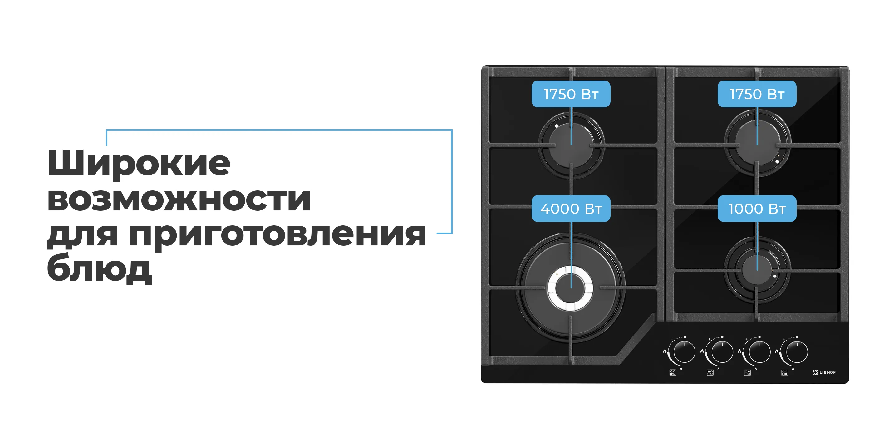 Широкие возможности для приготовления блюд