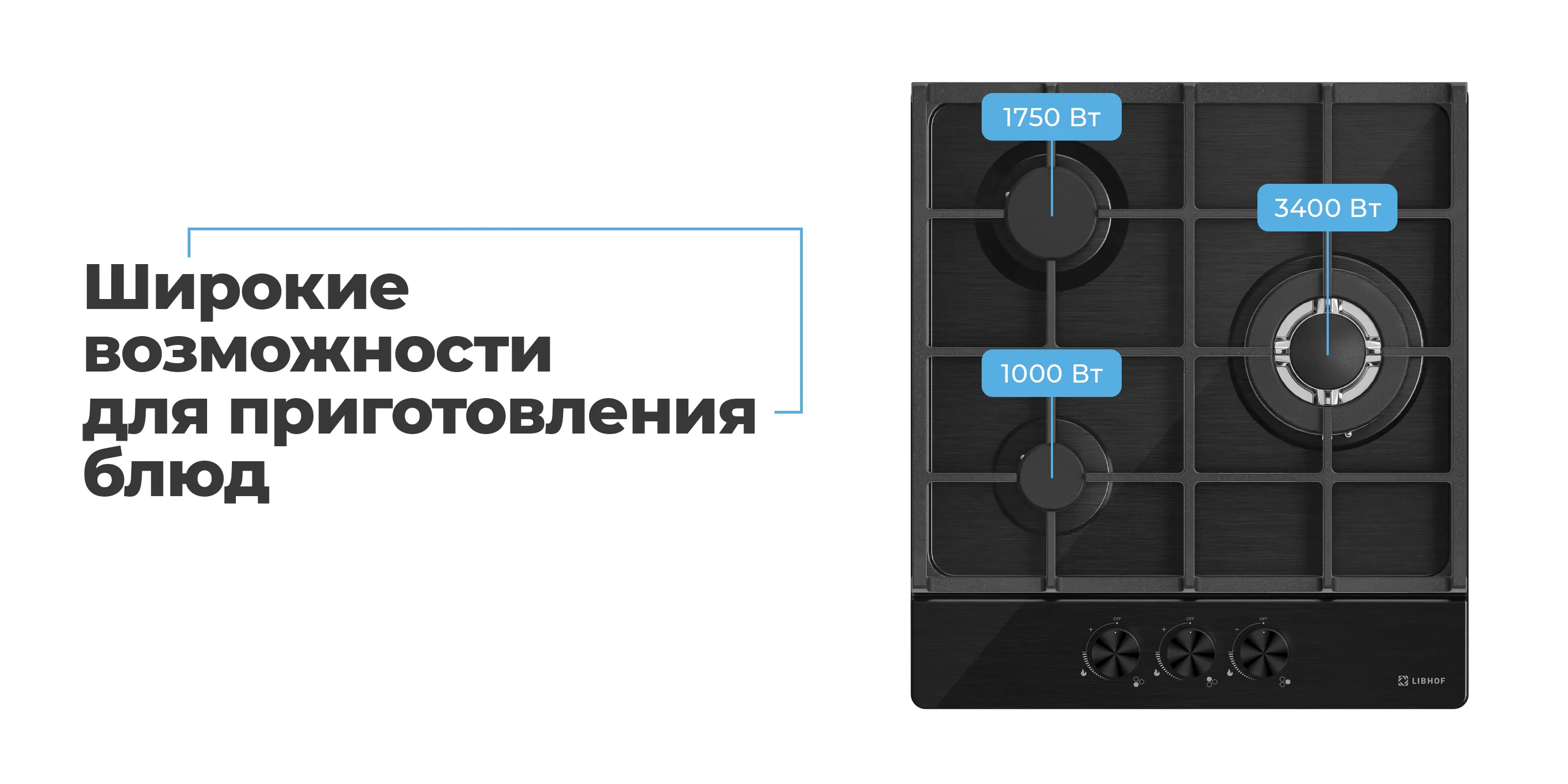 Широкие возможности для приготовления блюд