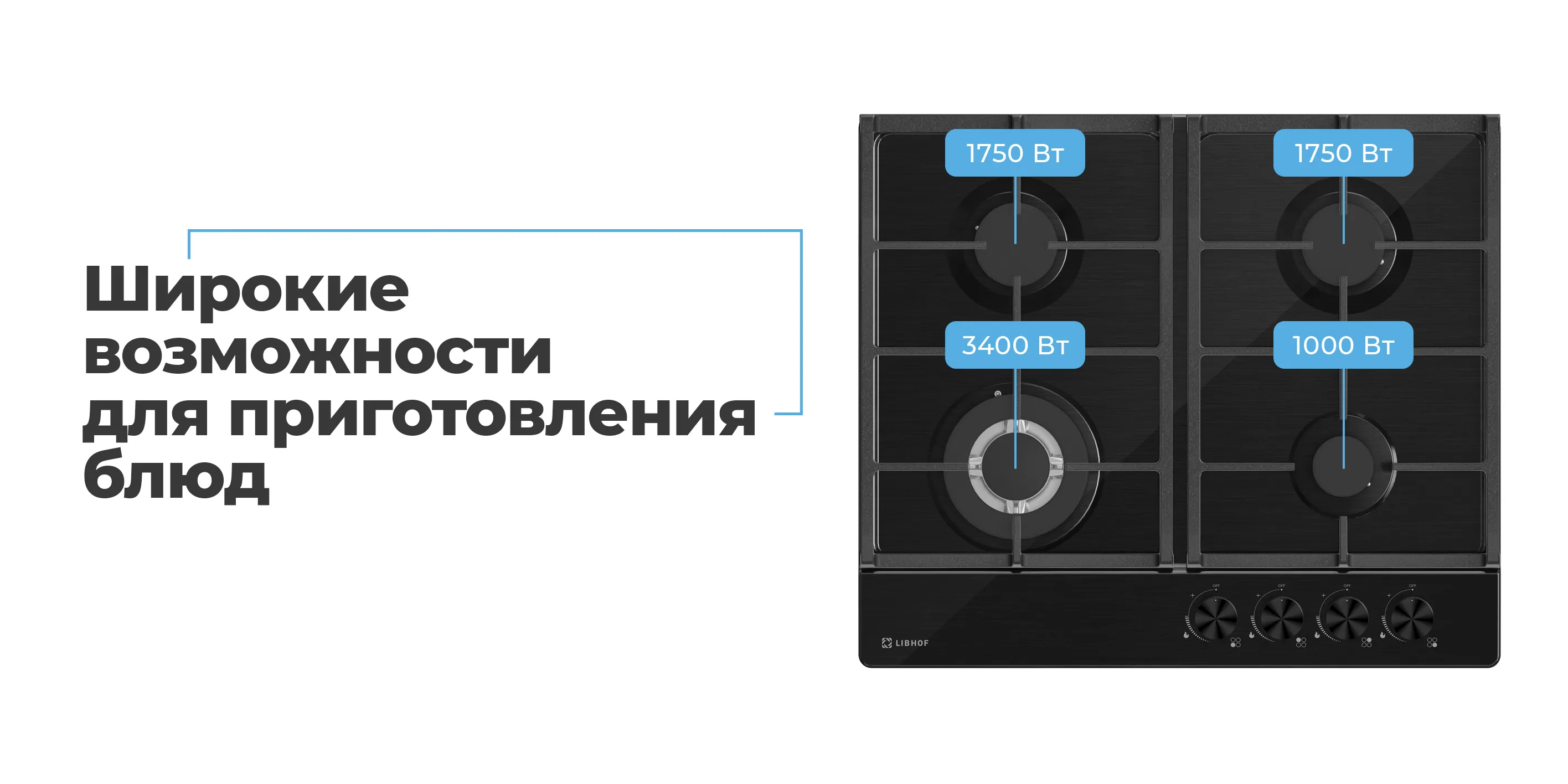 Широкие возможности для приготовления блюд