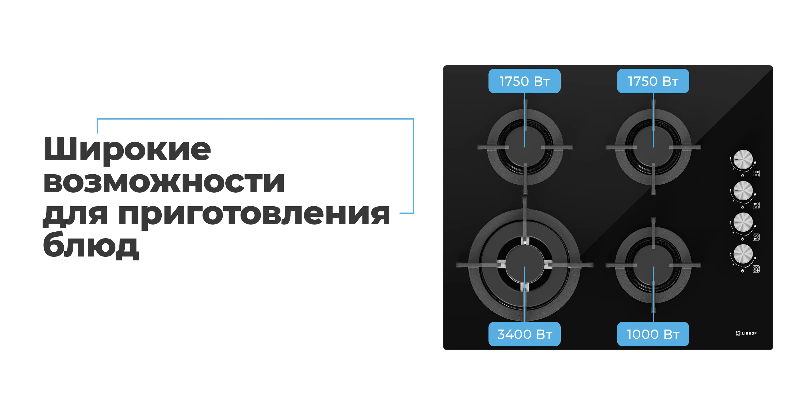 Широкие возможности для приготовления блюд