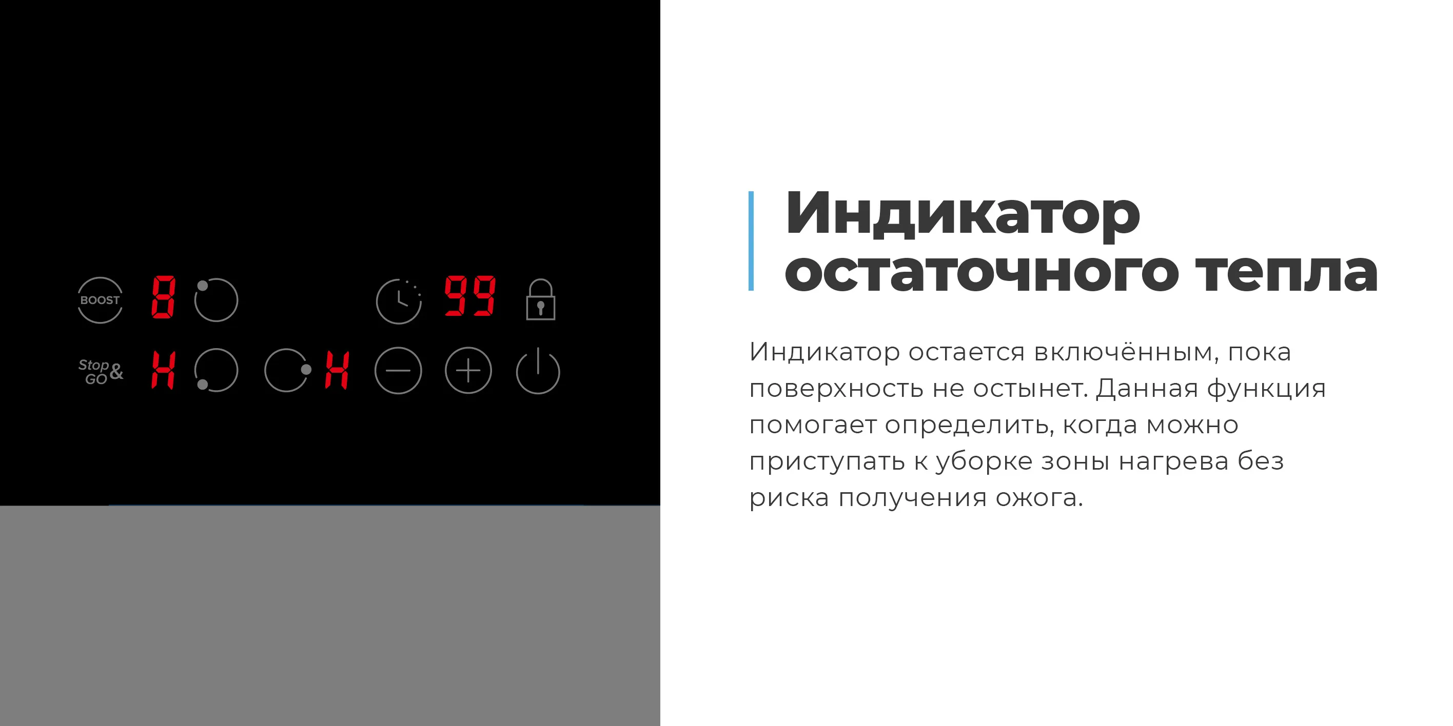 Индикатор остаточного тепла