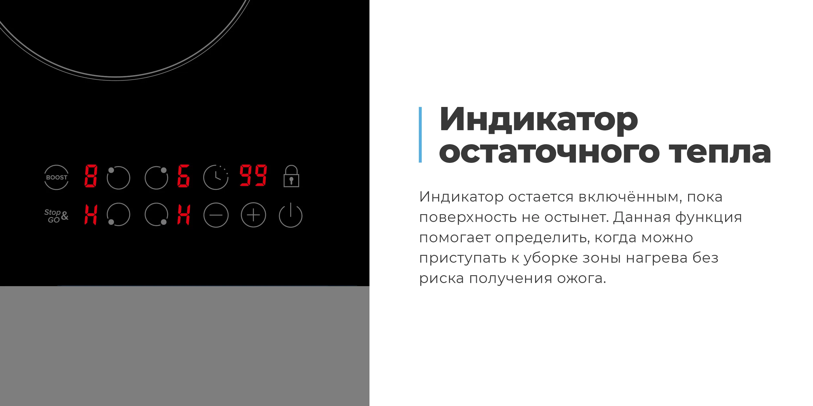 Индикатор остаточного тепла