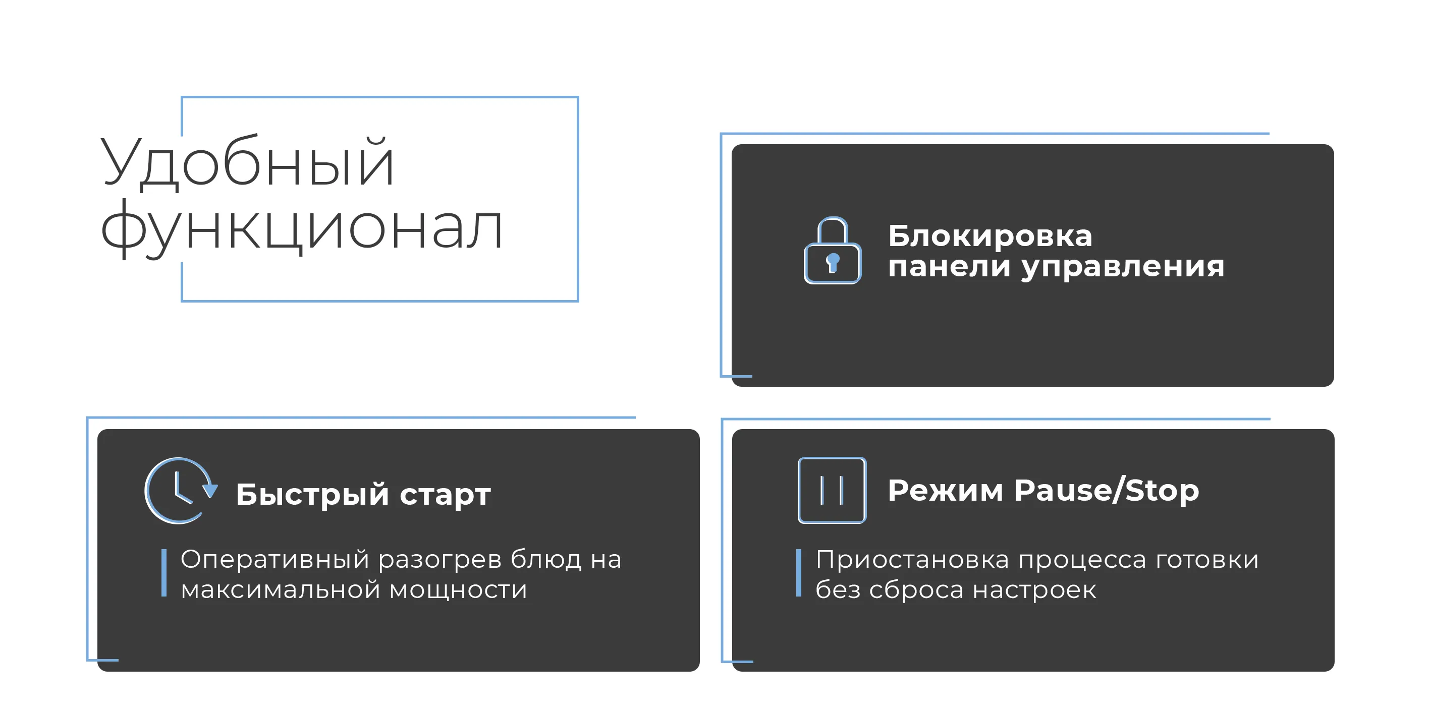 Удобный функционал