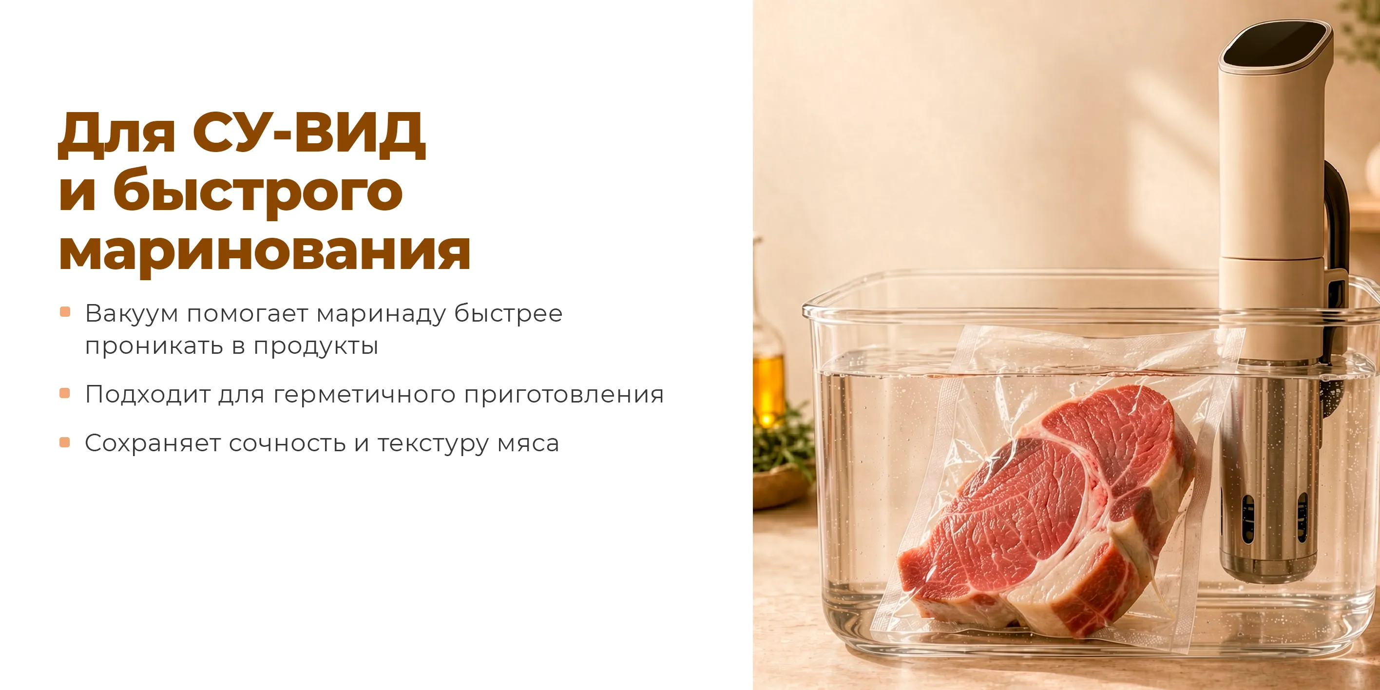 Для су-вид и быстрого маринования