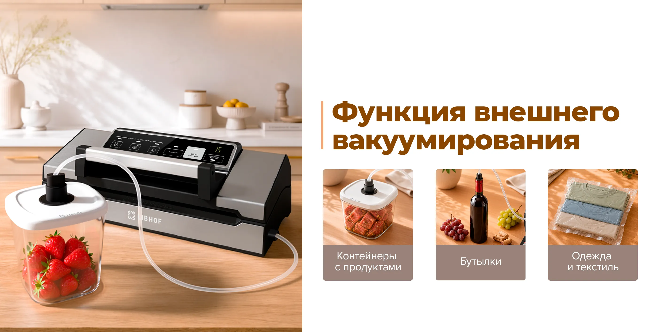 Функция внешнего вакуумирования