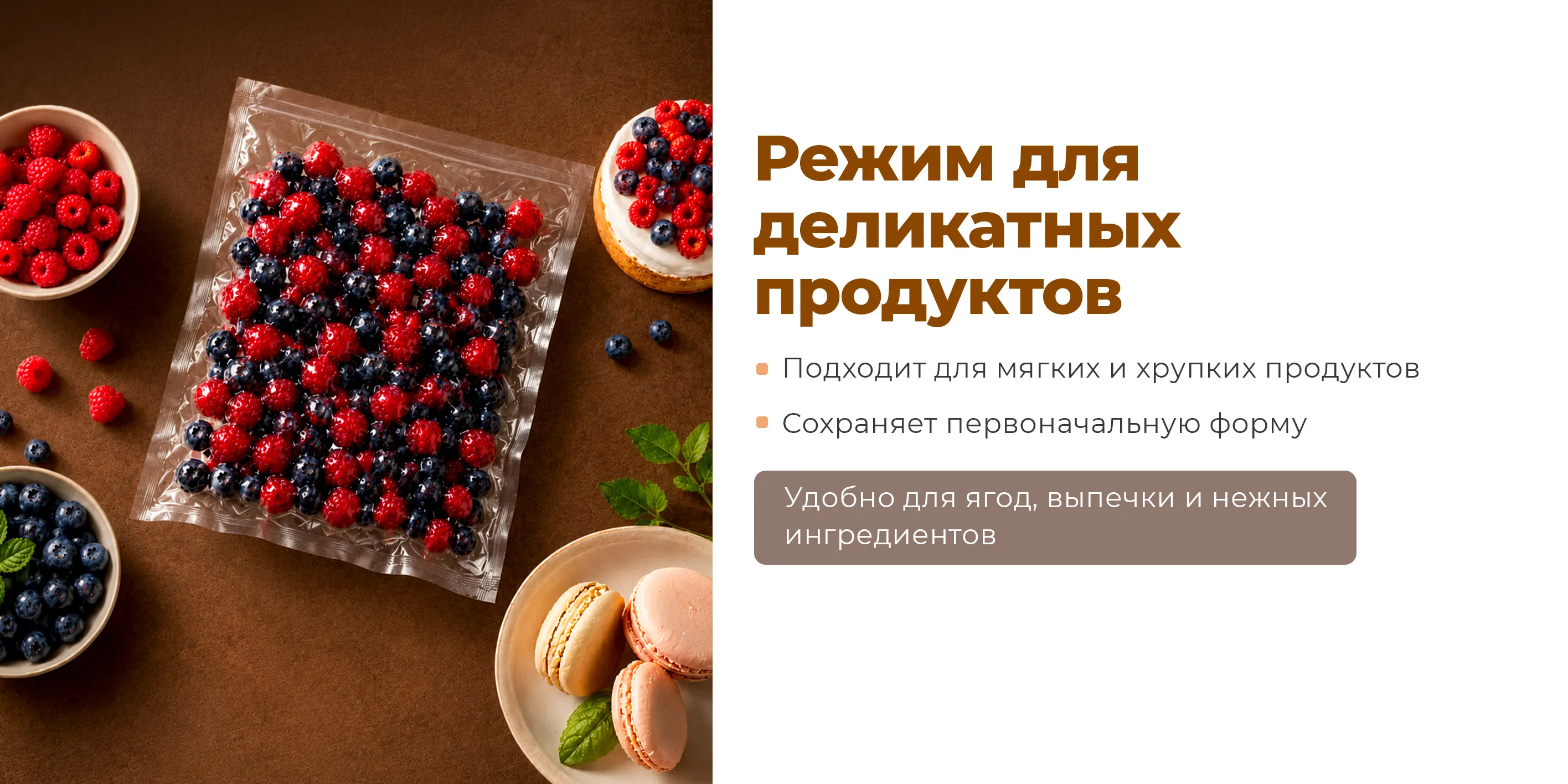 Режим для деликатных продуктов